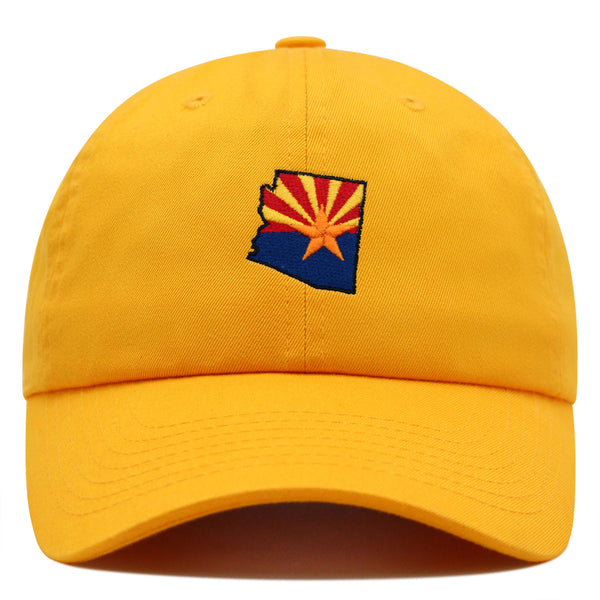 Arizona Flag Premium Dad Hat Embroidered Baseball Cap Arizona Tucson Pheonix