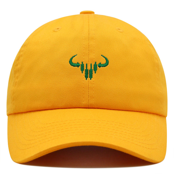 Bulls Premium Dad Hat Embroidered Baseball Cap Nasdaq Symbol Stocks