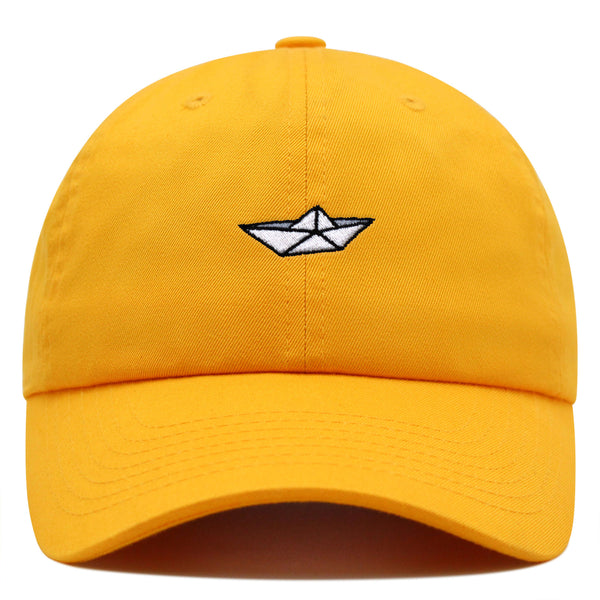 Paper Boat Premium Dad Hat Embroidered Baseball Cap Pond Memory