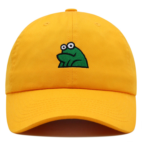 Frog Premium Dad Hat Embroidered Baseball Cap Funny