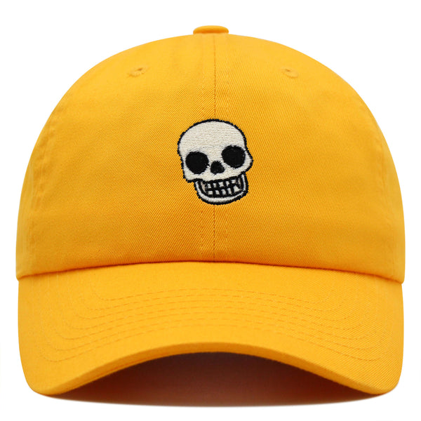 Skull Premium Dad Hat Embroidered Baseball Cap Girly Halloween