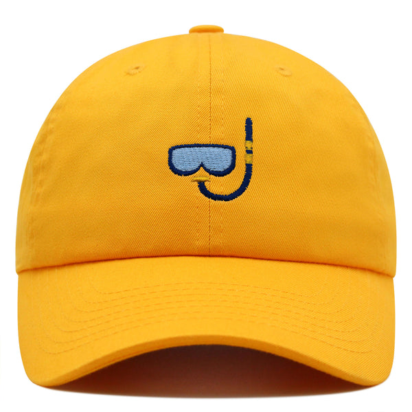 Snorkel Premium Dad Hat Embroidered Baseball Cap Diving Ocean