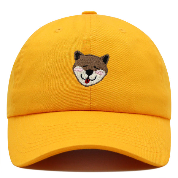 Shiba Premium Dad Hat Embroidered Baseball Cap Dog Puppy