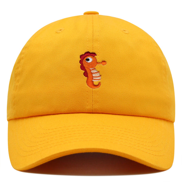 Sea Horse Premium Dad Hat Embroidered Baseball Cap Ocean Fish