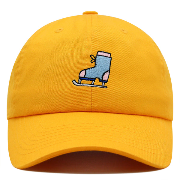 Ice Skating Premium Dad Hat Embroidered Baseball Cap Skate Winter