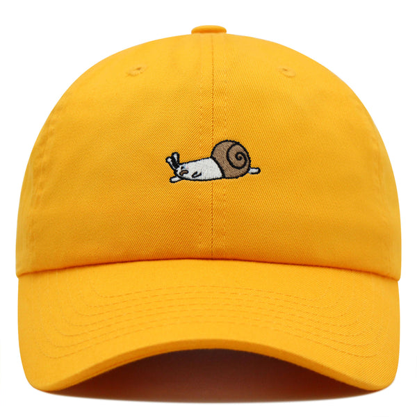 Sleepy Snail Premium Dad Hat Embroidered Baseball Cap Mud Cute