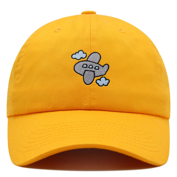 Airplane Premium Dad Hat Embroidered Baseball Cap Plane Airport