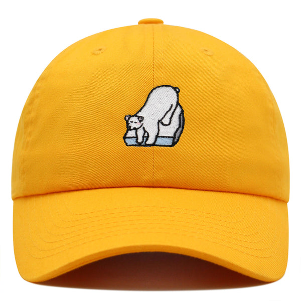 Polar Bear Premium Dad Hat Embroidered Baseball Cap Coke Soda