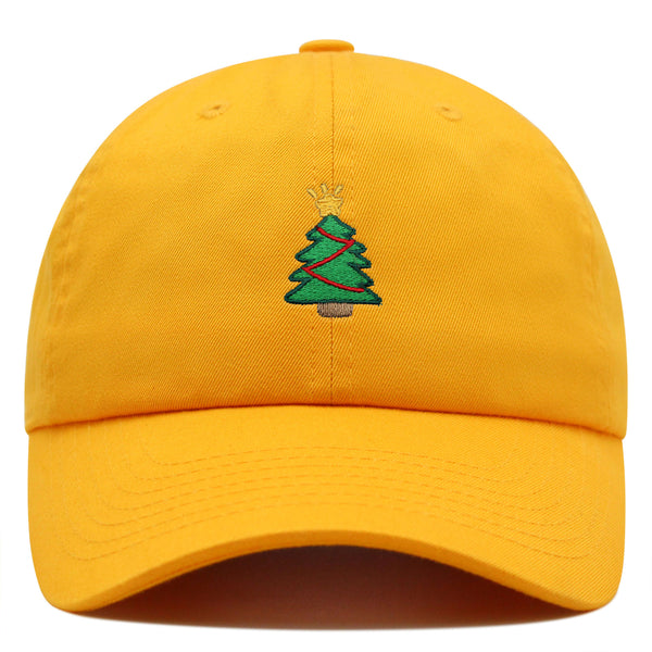 Christmas Tree Premium Dad Hat Embroidered Baseball Cap Holiday Santa