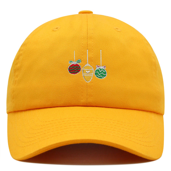 Ornaments Premium Dad Hat Embroidered Baseball Cap Christmas Tree