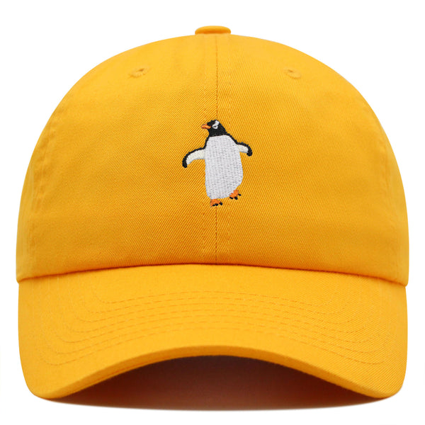 Dancing Penguin Premium Dad Hat Embroidered Baseball Cap Winter