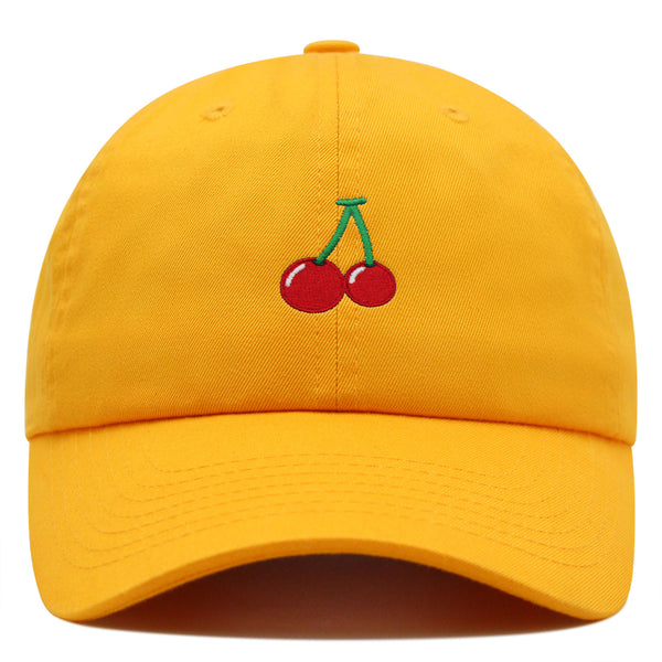 Cherry Premium Dad Hat Embroidered Baseball Cap Fruit Foodie