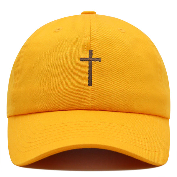 Cross Premium Dad Hat Embroidered Baseball Cap Christian Jesus