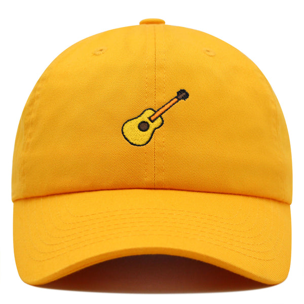 Guitar Premium Dad Hat Embroidered Baseball Cap Mexico Instrument