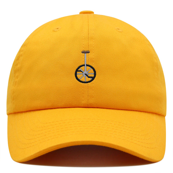 Unicycle Premium Dad Hat Embroidered Baseball Cap Circus Bicycle