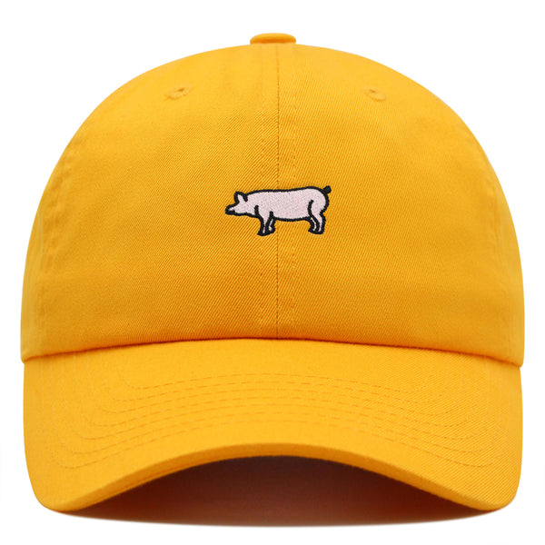 Pig Premium Dad Hat Embroidered Baseball Cap Skinny Porky