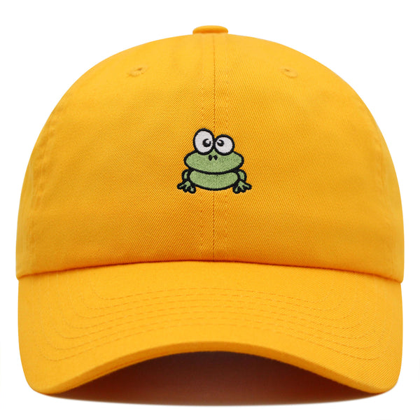 Frog  Premium Dad Hat Embroidered Baseball Cap Green