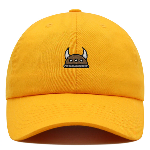 Horned Viking Helmet  Premium Dad Hat Embroidered Baseball Cap Cartoon