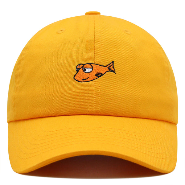 Funny Fish Premium Dad Hat Embroidered Baseball Cap Jokes Memes