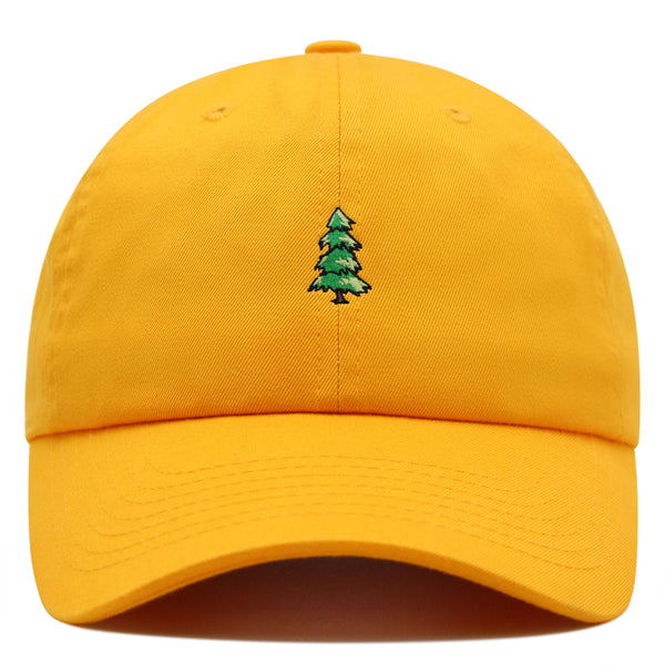 Pine Tree Premium Dad Hat Embroidered Baseball Cap Mountain