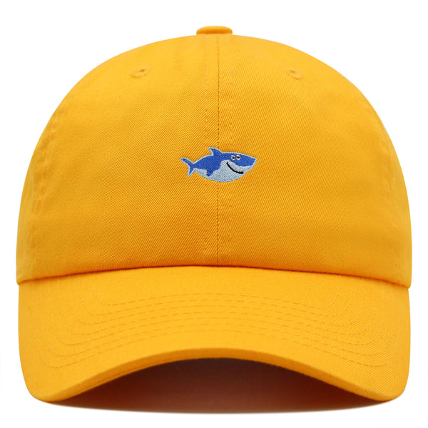 Cute Shark Premium Dad Hat Embroidered Baseball Cap Ocean Father