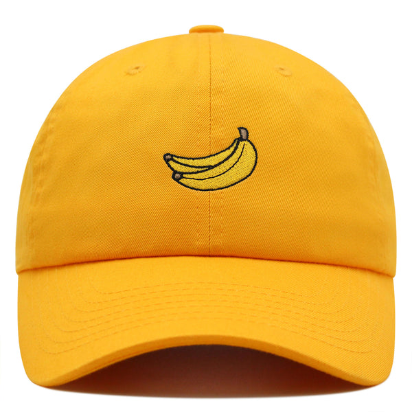 Banana Fruit Premium Dad Hat Embroidered Baseball Cap Monkey