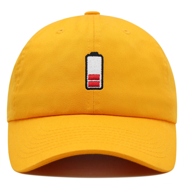 Low Battery Premium Dad Hat Embroidered Baseball Cap Phone