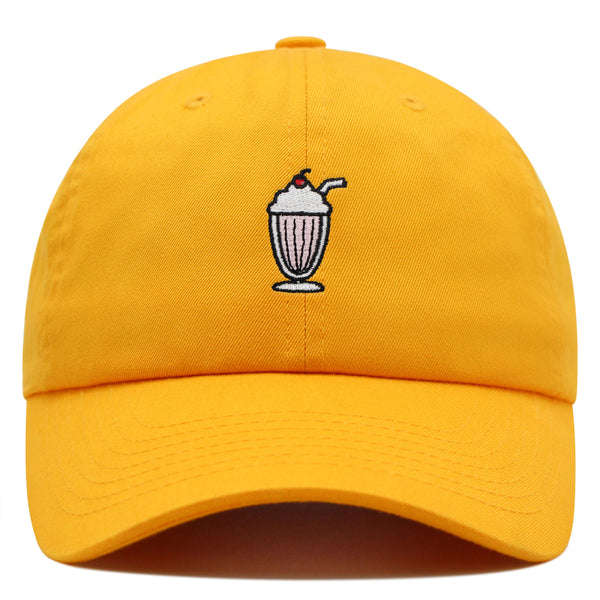 Milkshake Premium Dad Hat Embroidered Baseball Cap Foodie