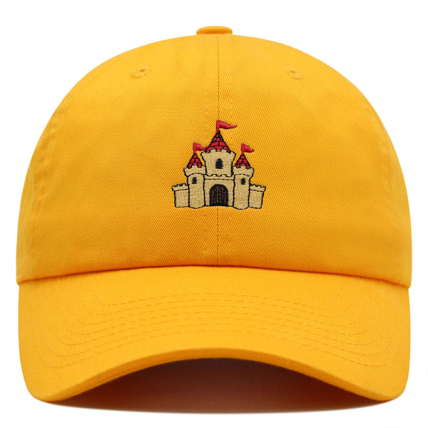 Castle Premium Dad Hat Embroidered Baseball Cap Europian