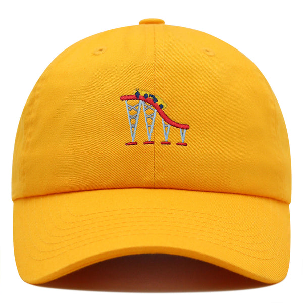 Roller Coaster Premium Dad Hat Embroidered Baseball Cap Tycoon