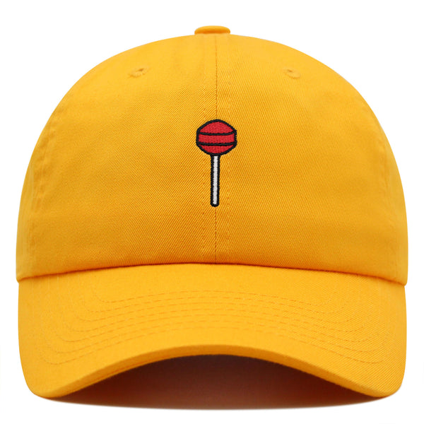 Lollipop Premium Dad Hat Embroidered Baseball Cap Foodie