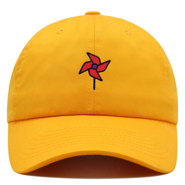 Pinwheel Premium Dad Hat Embroidered Baseball Cap Toy