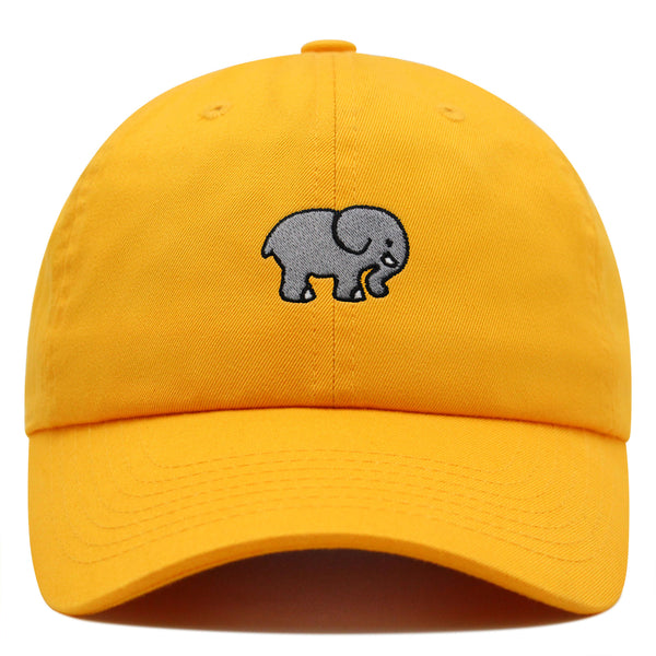 Elephant Premium Dad Hat Embroidered Baseball Cap Cute