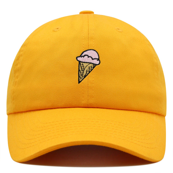 Ice Cream Premium Dad Hat Embroidered Baseball Cap Foodie