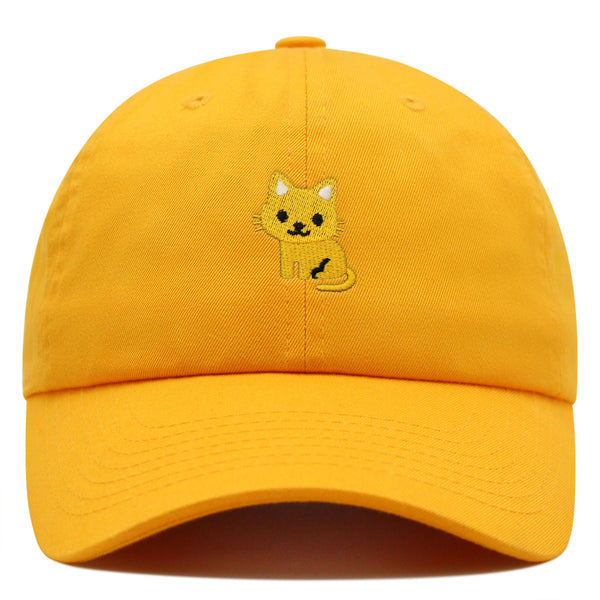 Cat Premium Dad Hat Embroidered Baseball Cap Cute