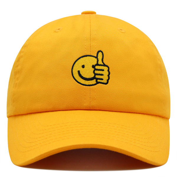 Like Thumbs Up Emoji Premium Dad Hat Embroidered Baseball Cap Funny