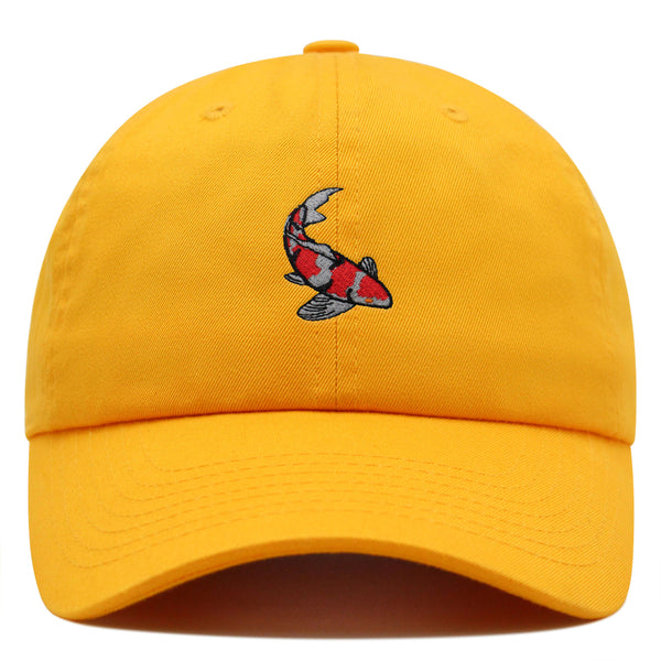 Koi Fish Premium Dad Hat Embroidered Baseball Cap Japan