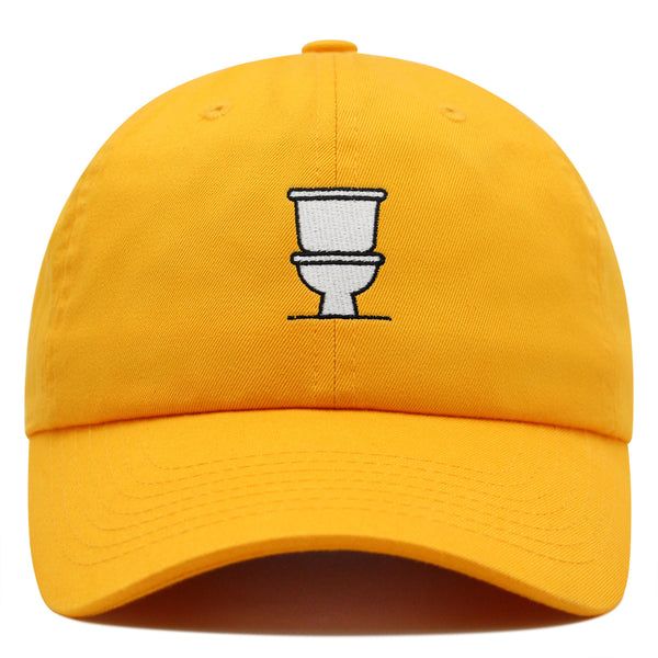 Toilet Premium Dad Hat Embroidered Baseball Cap Toilet Bowl