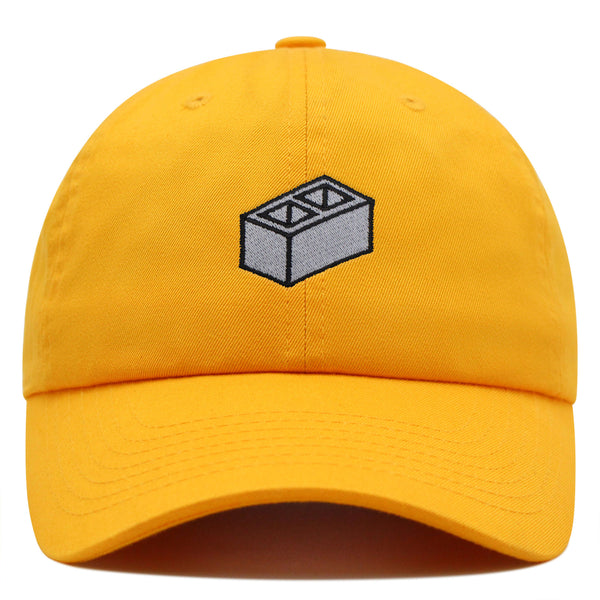 Cinder Block Premium Dad Hat Embroidered Baseball Cap Construction