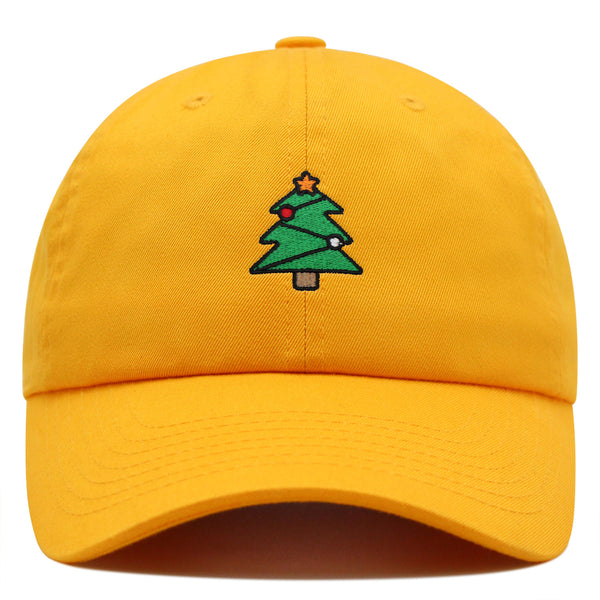 Christmas Tree Star Premium Dad Hat Embroidered Baseball Cap Holiday