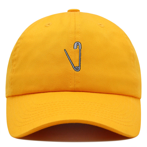 Safety Pin Premium Dad Hat Embroidered Baseball Cap Clothing