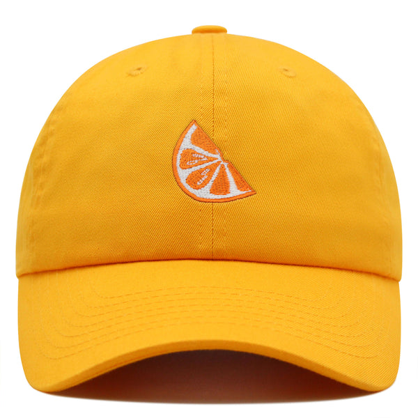 Orange Slice Premium Dad Hat Embroidered Baseball Cap Fruit