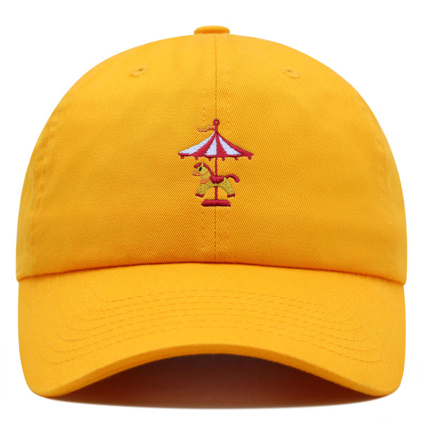 Mary Go Round Premium Dad Hat Embroidered Baseball Cap Amusement Park