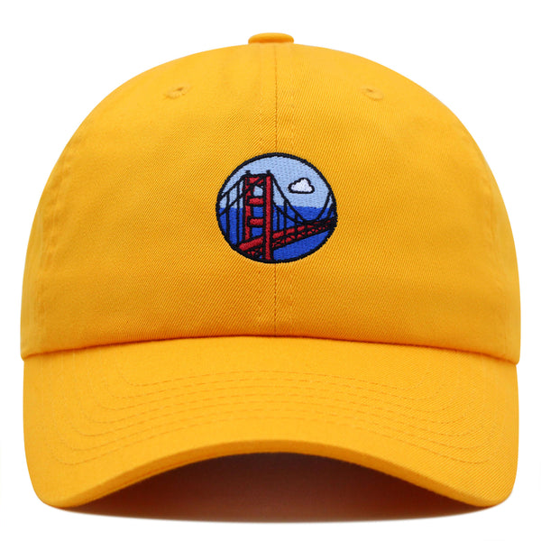 San Francisco Bridge Premium Dad Hat Embroidered Baseball Cap Travel Logo