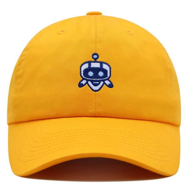 Robot Premium Dad Hat Embroidered Baseball Cap Cute Robotic Logo