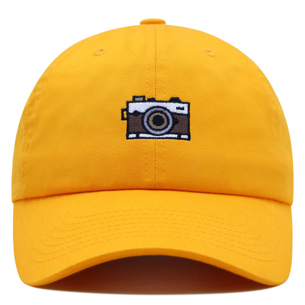 Camera Premium Dad Hat Embroidered Baseball Cap Vintage Camera