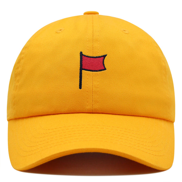 Red Flag Premium Dad Hat Embroidered Baseball Cap Symbol