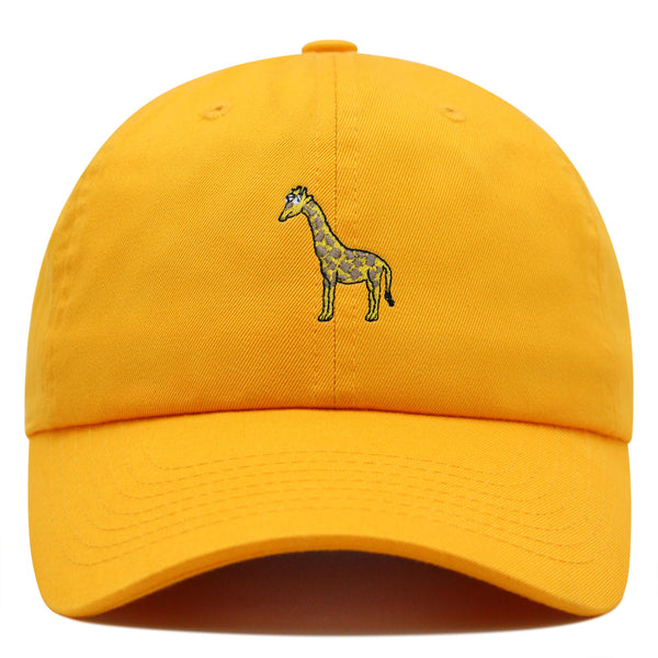 Giraffe Premium Dad Hat Embroidered Baseball Cap Africa Zoo