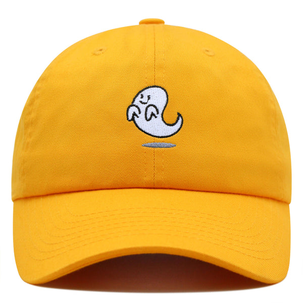 Graveyard Ghost Premium Dad Hat Embroidered Baseball Cap Cute Ghost