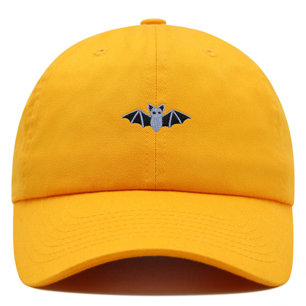 Bat Premium Dad Hat Embroidered Baseball Cap Flying Bat